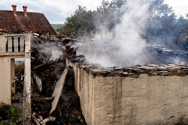 Professional Fire Damage Repair technician working in Hutto, TX